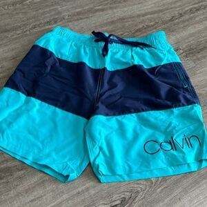 Calvin Klein
Men's Colorblocked 7" Swim Trunks